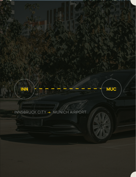 Book your Innsbruck to Munich Airport chauffeur transfer